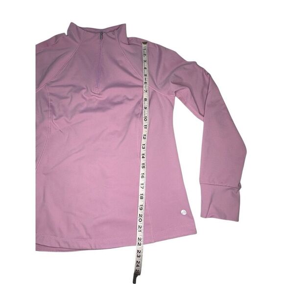 Apana light pink long sleeve 1/4 zip pullover - M - Picture 6 of 9